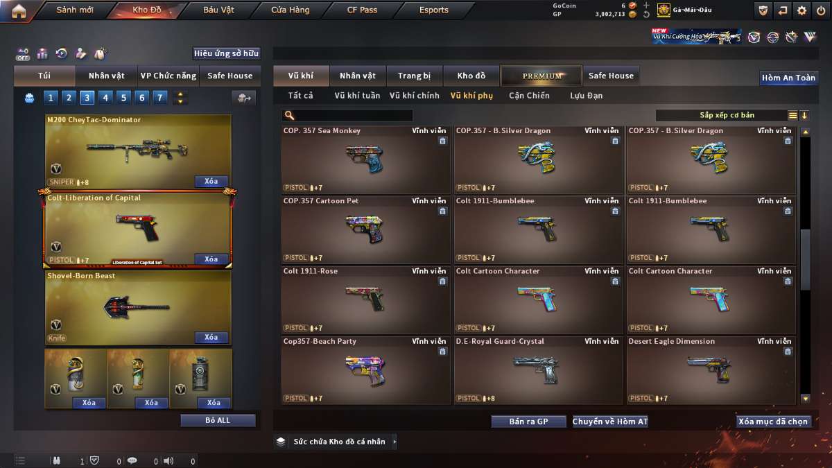 shop acc cf uy tin gia re